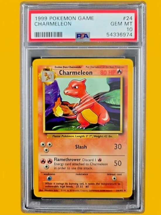 Pokemon Other - Charmeleon PSA 10 1999 Pokemon Game Card #24 Gem Mint